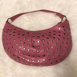 Bcbg Girls pink stud handbag